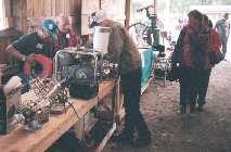 Don Isaac with his Philips engine