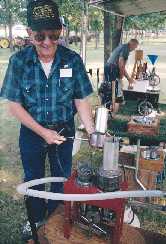 Mauri's double with burner displayed