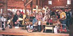 another view of the hot air engine shed