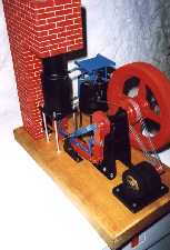 Stirling's 1816 engine, end view